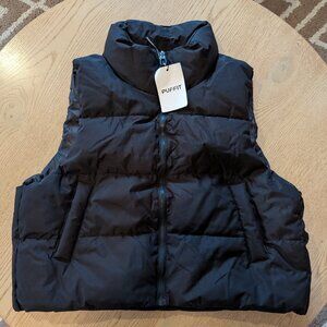 Puffit Oversized Black Vest